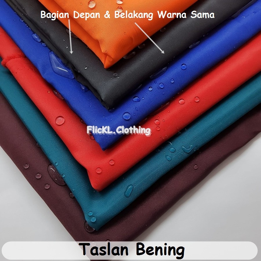 Kain Taslan Bening Bahan Taslan Akrilik Taslan Lem Bening Parasit Taslan Parasut Waterproof