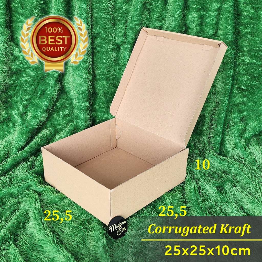 

KOTAK KUE - CAKE BOX 25x25x10 (ISI 10 PCS)