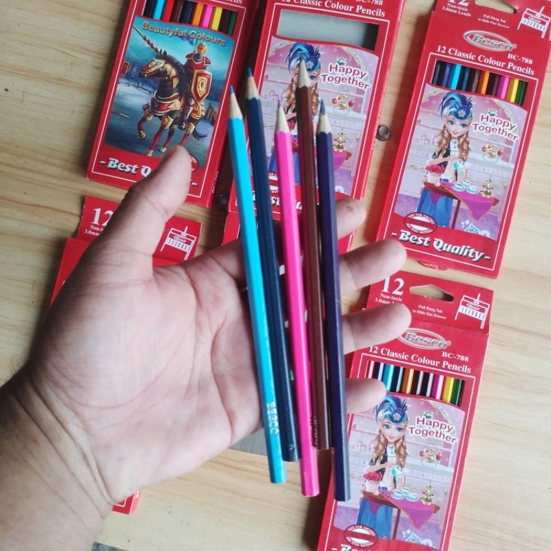 

pensil warna crayon alat tulis obral murah meriah