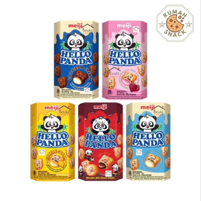 

MEIJI Biskuit HELLO PANDA 42 gr All varian