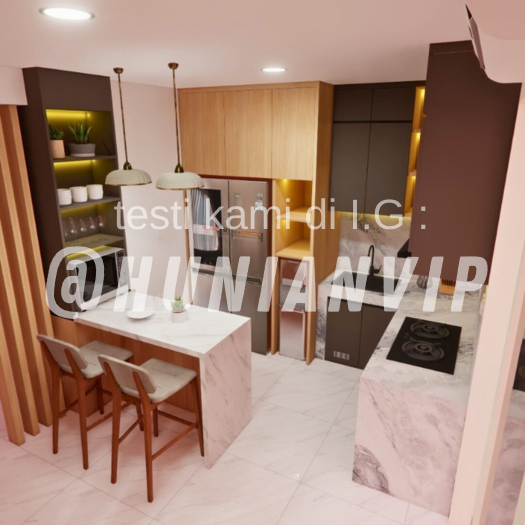 kitchen set mini bar murah Custom terpasang