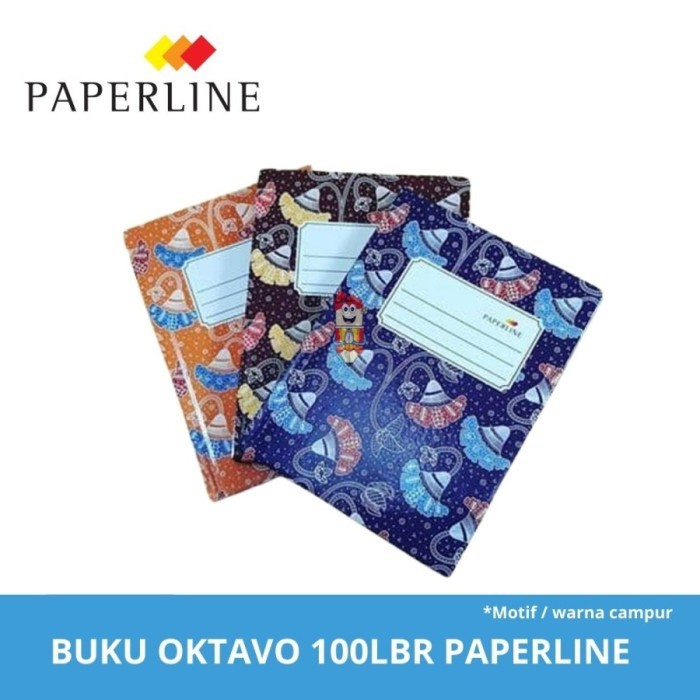 

Buku Hard Cover Oktavo / A6 100 Lembar Paperline