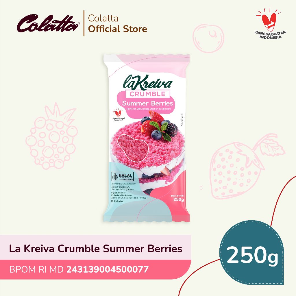 

La Kreiva Summer Berries Crumble 250 g