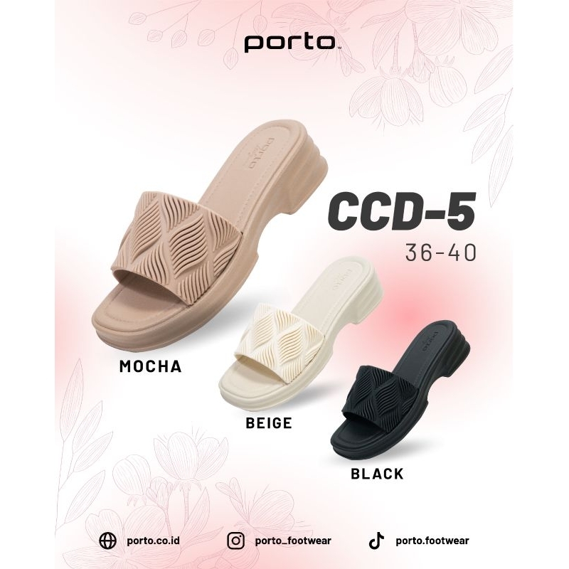 SANDAL SLOP PORTO LADY/FASHION ANAK/ SANDAL KEKINIAN MURAH.