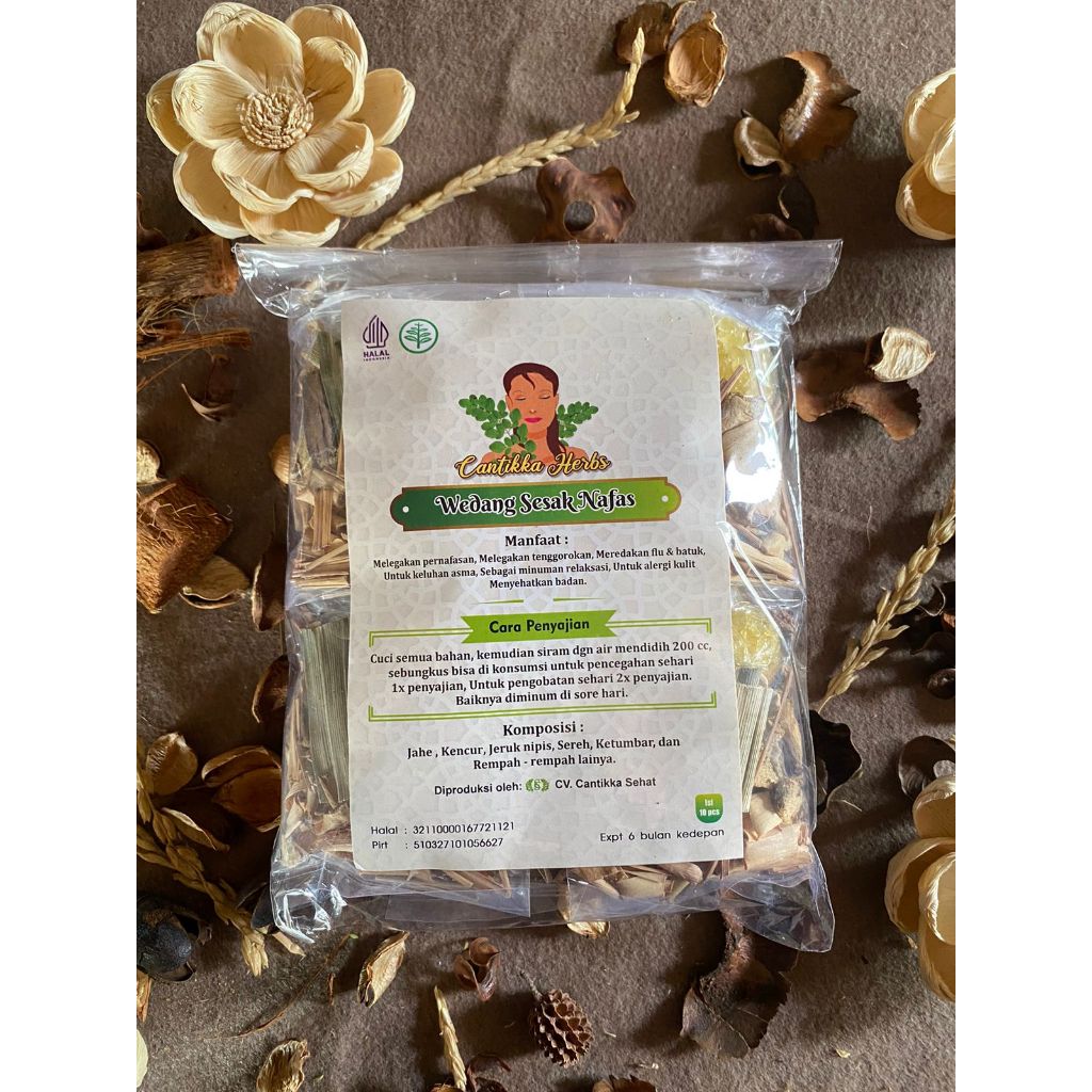 

Wedang sesak nafas (melancarkan pernafasan)