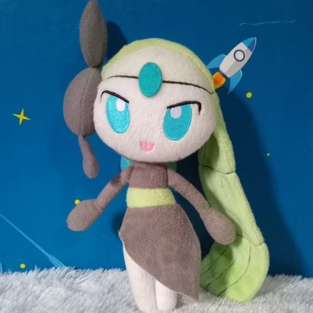 boneka pokemon meloetta tomy plush doll ori rare