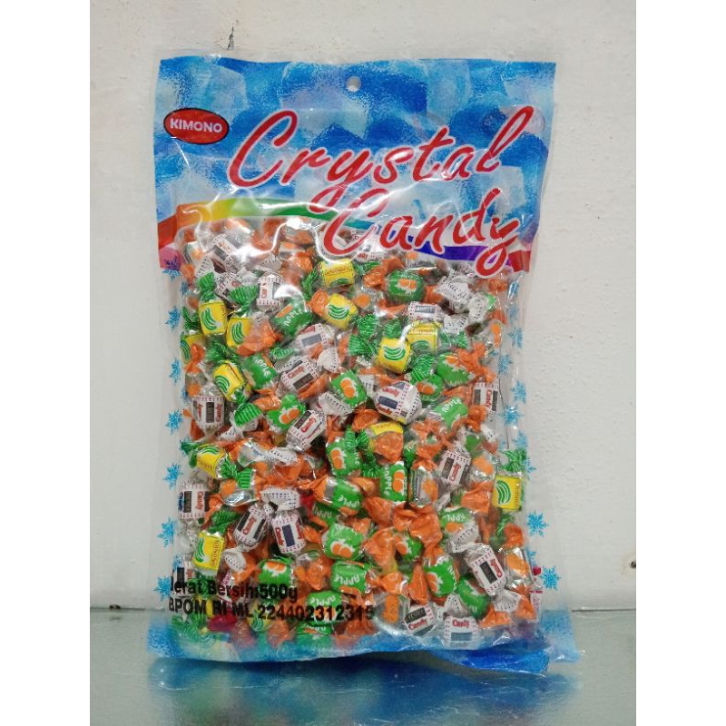 

Permen Mini Crystal Candy Aneka Rasa Buah KIMONO isi 500 gr