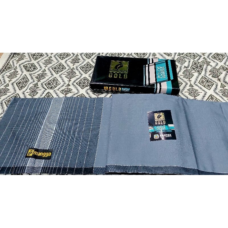 Sarung mangga gold polos warna tumpal/Sarung mangga polos warna