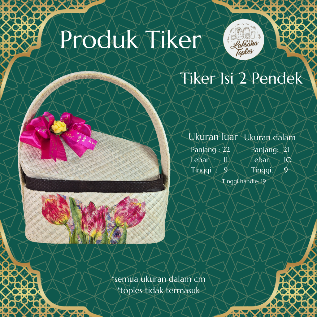 

TAS JING-JING ISI 2 PENDEK / TAS TIKER ISI 2 PENDEK KERANJANG HAMPERS COOKIES LEBARAN / KANTONG PARCEL KUE IDUL FITRI