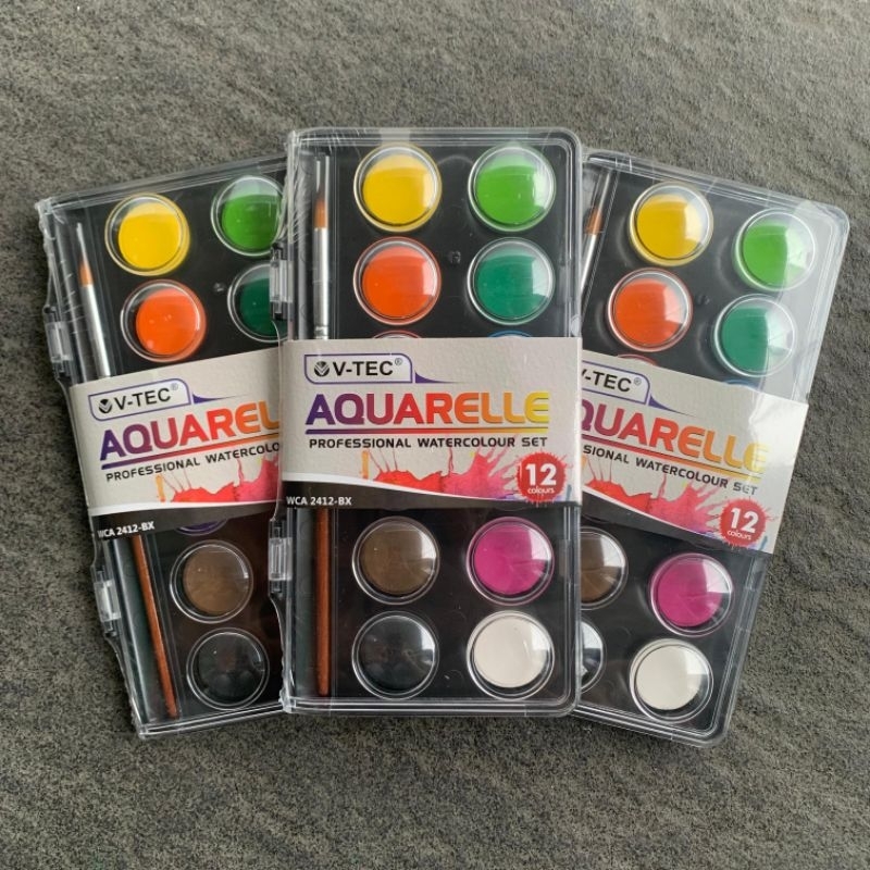 

Cat Air Water Colours Cake V-TEC 12 & 24 Aquarelle ( Set ) SF6