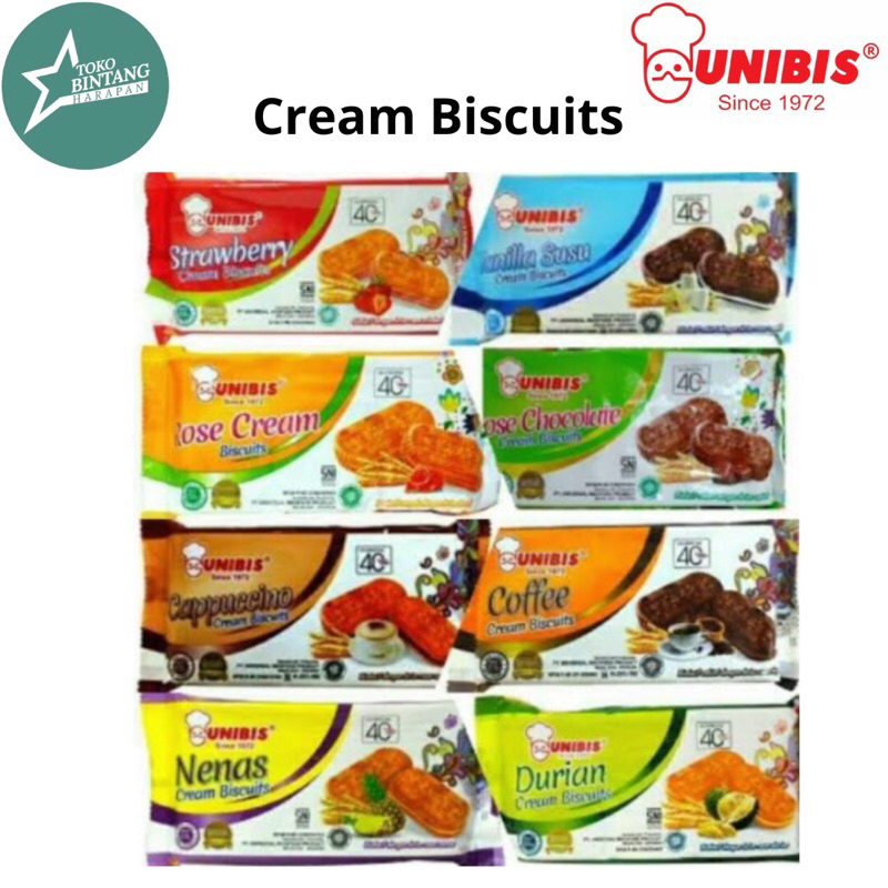 

Biskuit Cream Unibis 208g