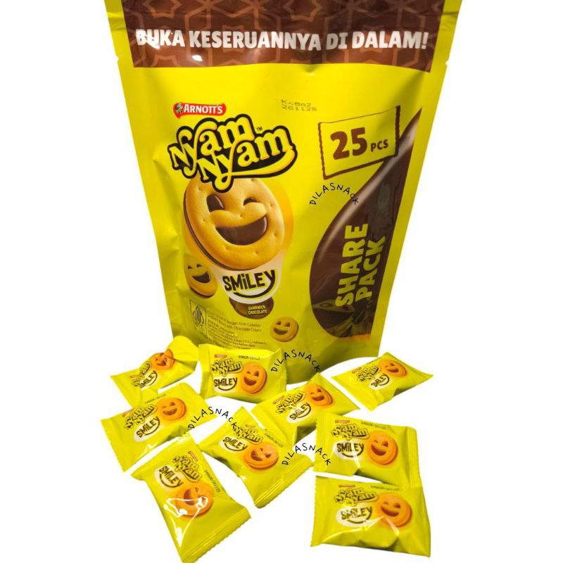 

Nyam Nyam smiley Pouch isi 25 biji