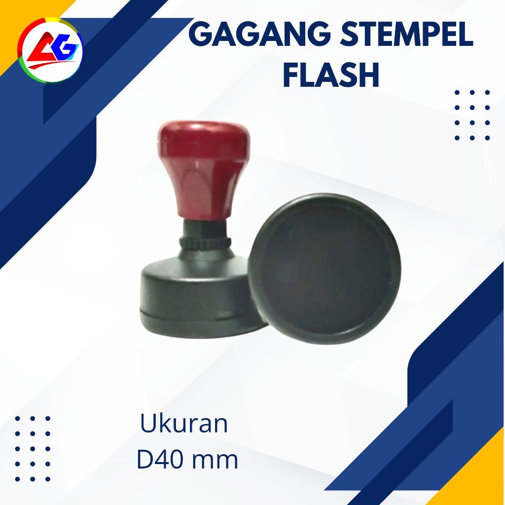 

Amelia Grafika CBO 40 - Gagang stempel flash otamatis bulat