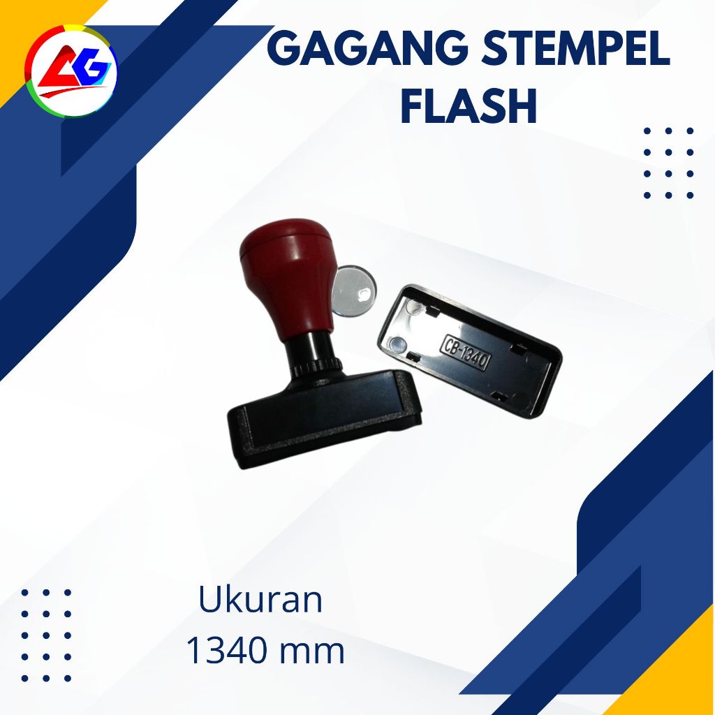 

Amelia Grafika CB 1340 - Gagang stempel flash otomatis persegi