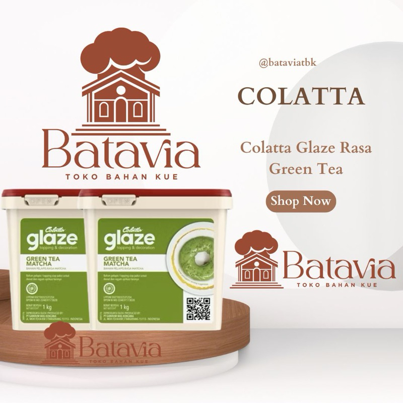 

Colatta Glaze Rasa Green Tea 1kg | Colata Glaze