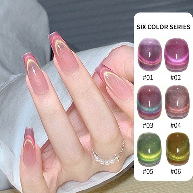 XIEJIAYI NAIL GEL CAT EYES 9D KUTEK UV GEL SOAK OFF