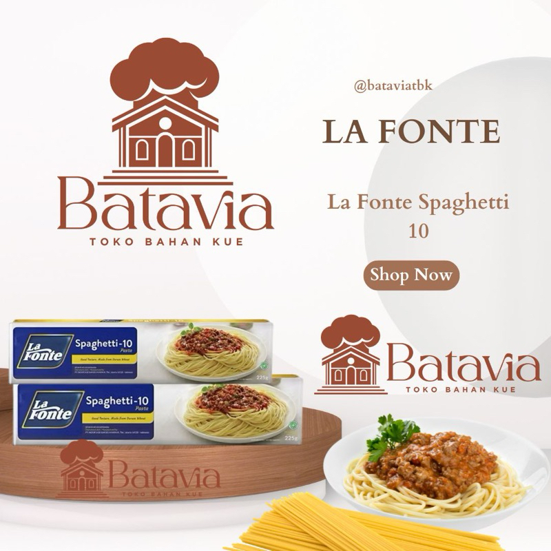 

La Fonte Spaghetti-10 Pasta | Spaghetti Pasta 225g