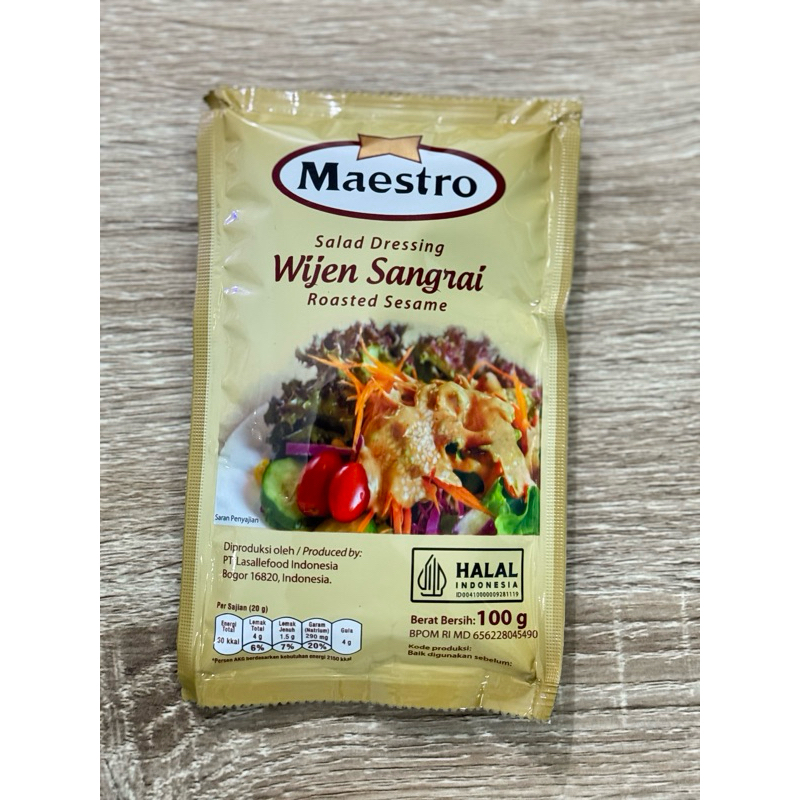 

Wijen Sangrai/ Sesame Dressing/ Salad Dressing