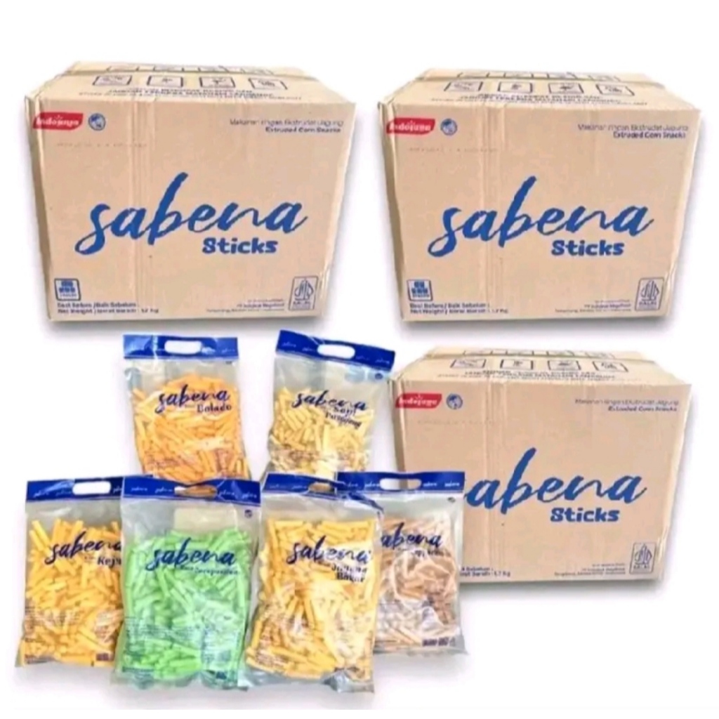 Paket Sabena Stick 1Dus isi 5 Karung | Sabena Stik Makanan Ringan