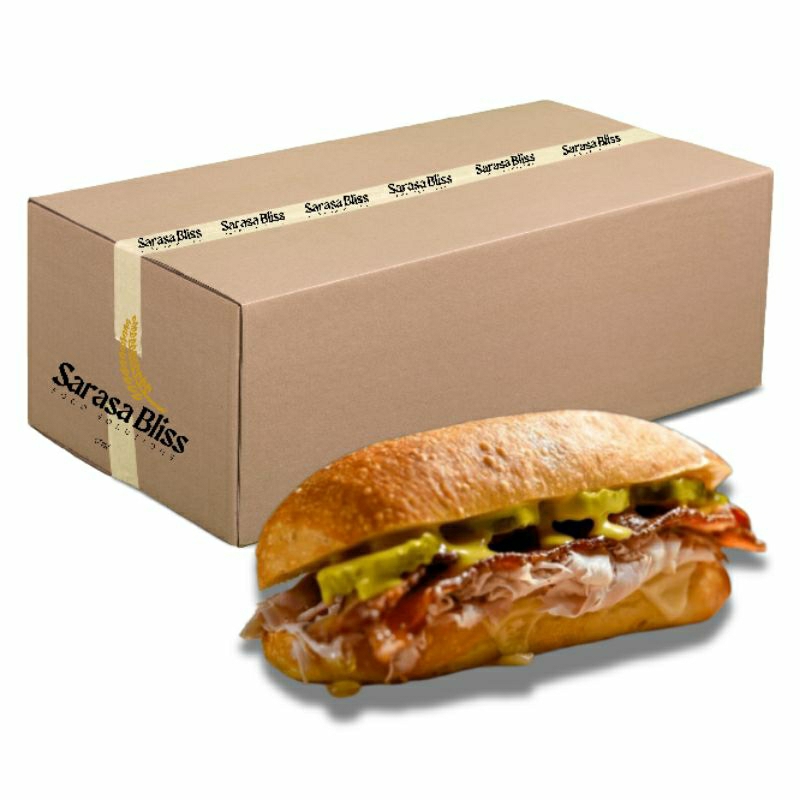 

Carton ( 76 pcs ) Beef Pastrami Baguette With Honey Mustard