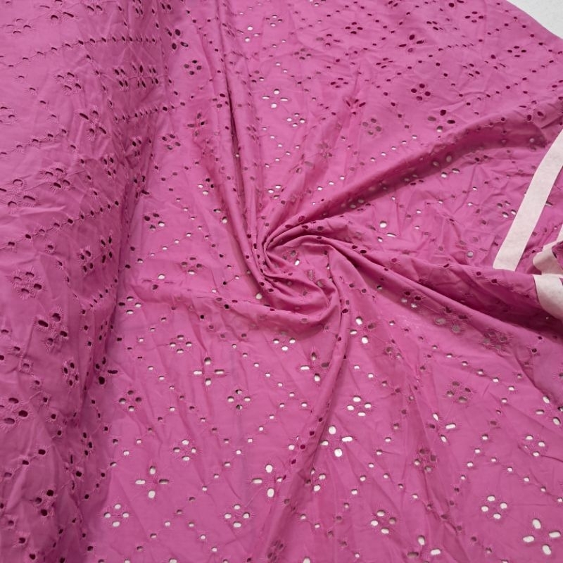 kain katun bordir | kain katun bordir premium | kain bordir bolong meteran