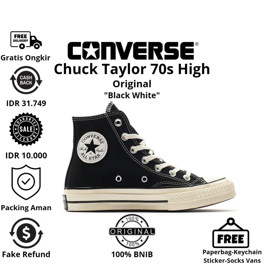 [Konter Jepang ] Sepatu Converse Chuck 70s 100% BNIB tersedia dalam berbagai warna