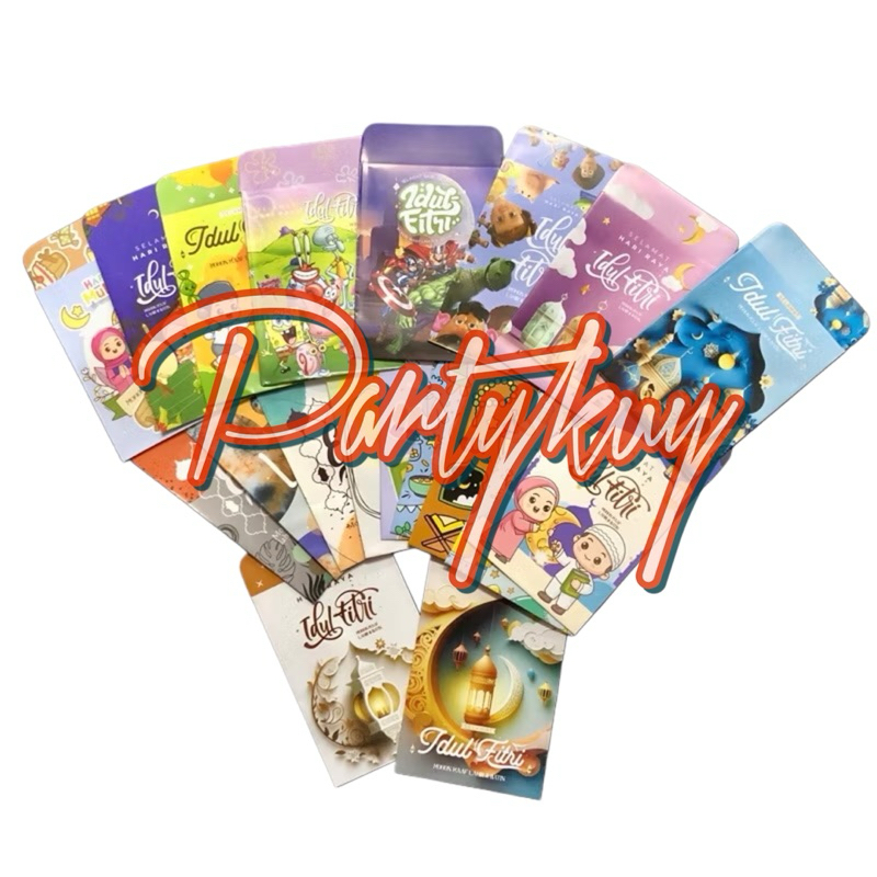 

Amplop lebaran premium kecil Idul Fitri per pcs amplop Thr anak 2025 party kuy