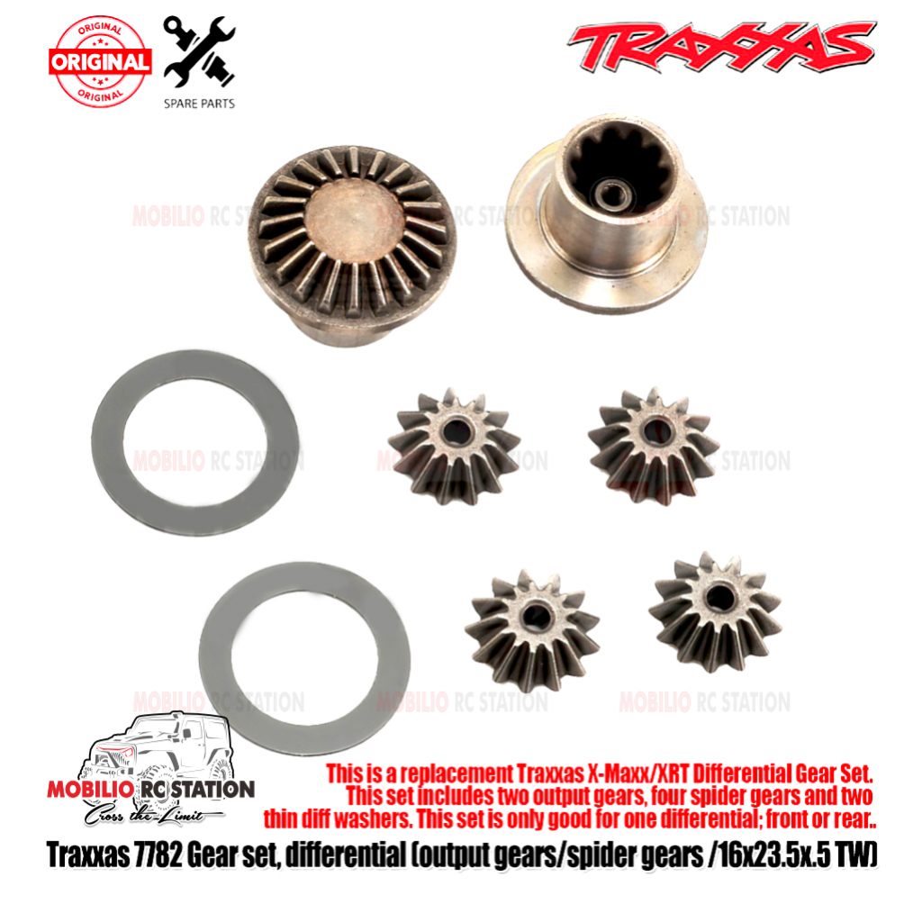 Traxxas 7782 Gear Set Differenttial Output Gears Spider for X-Maxx XRT