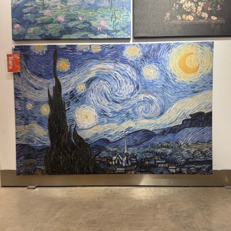 

Kanvas Lukisan The Starry Night Vincent Van Gogh 118x78 cm