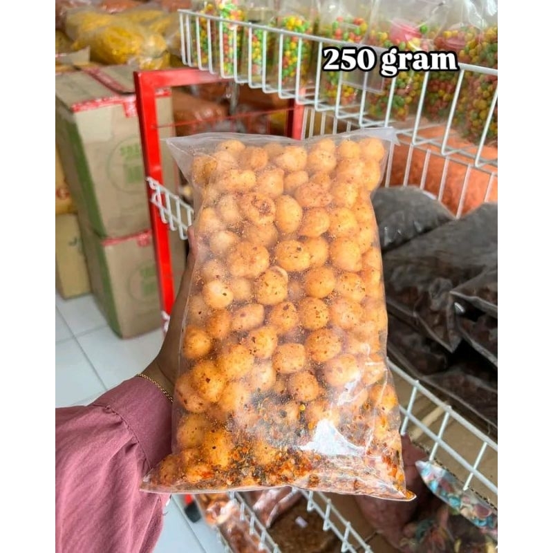 

cimol extra pedas daun jeruk 250gram