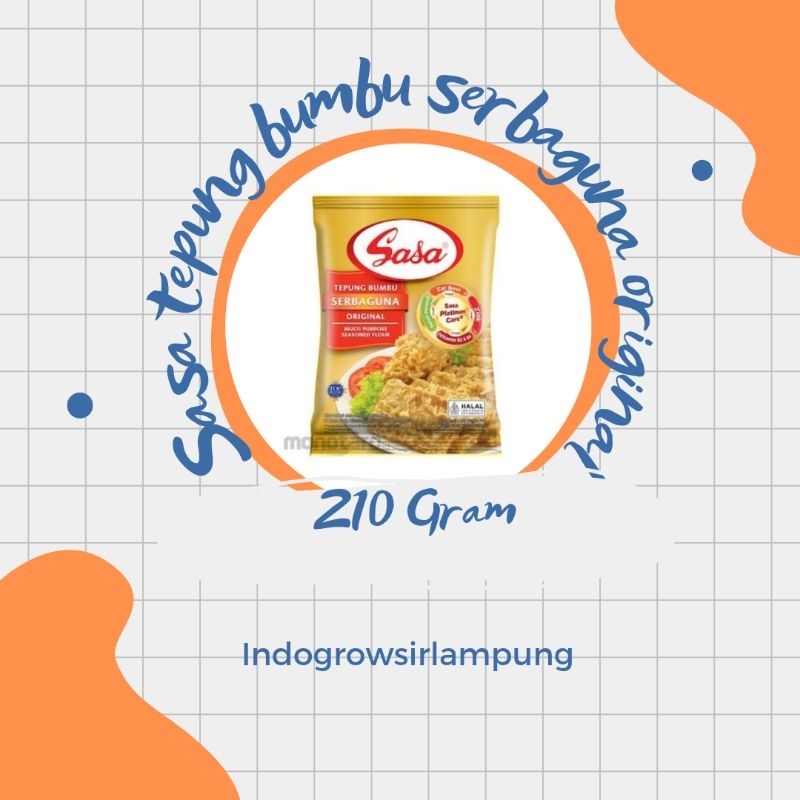 

sasa tepung bumbu serbaguna original 210g