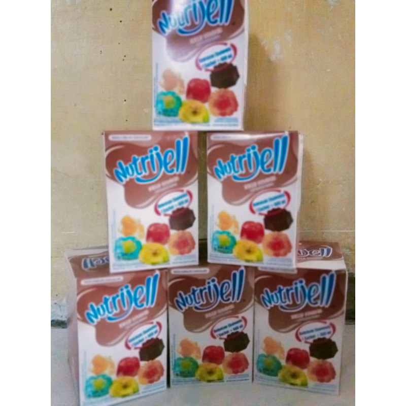 

nutrijell Coklat isi 12 sachet