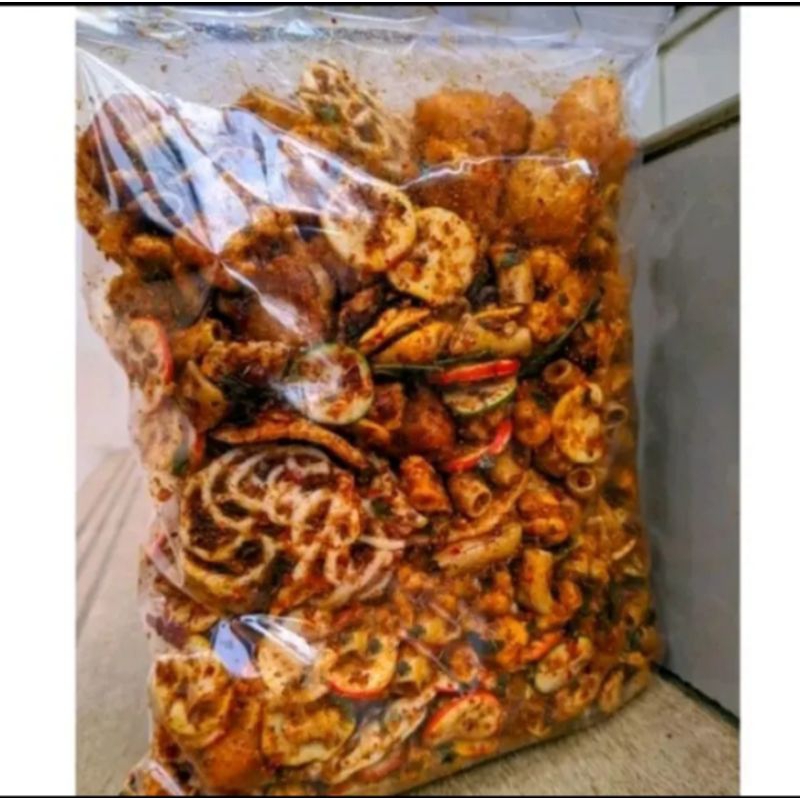 

seblak mix/seblak campur pedas daun jeruk kemasan 1kg