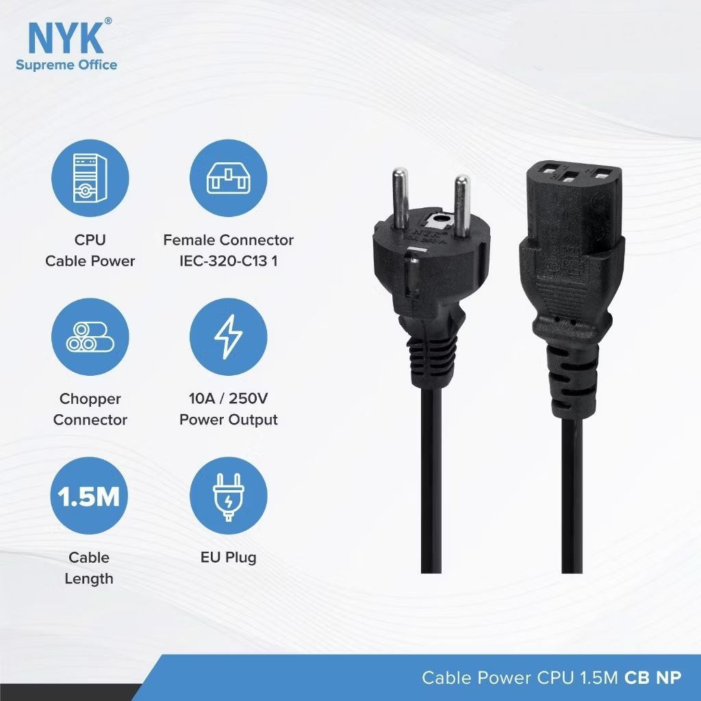 Ca*    Kabel Power CPU Original NYK