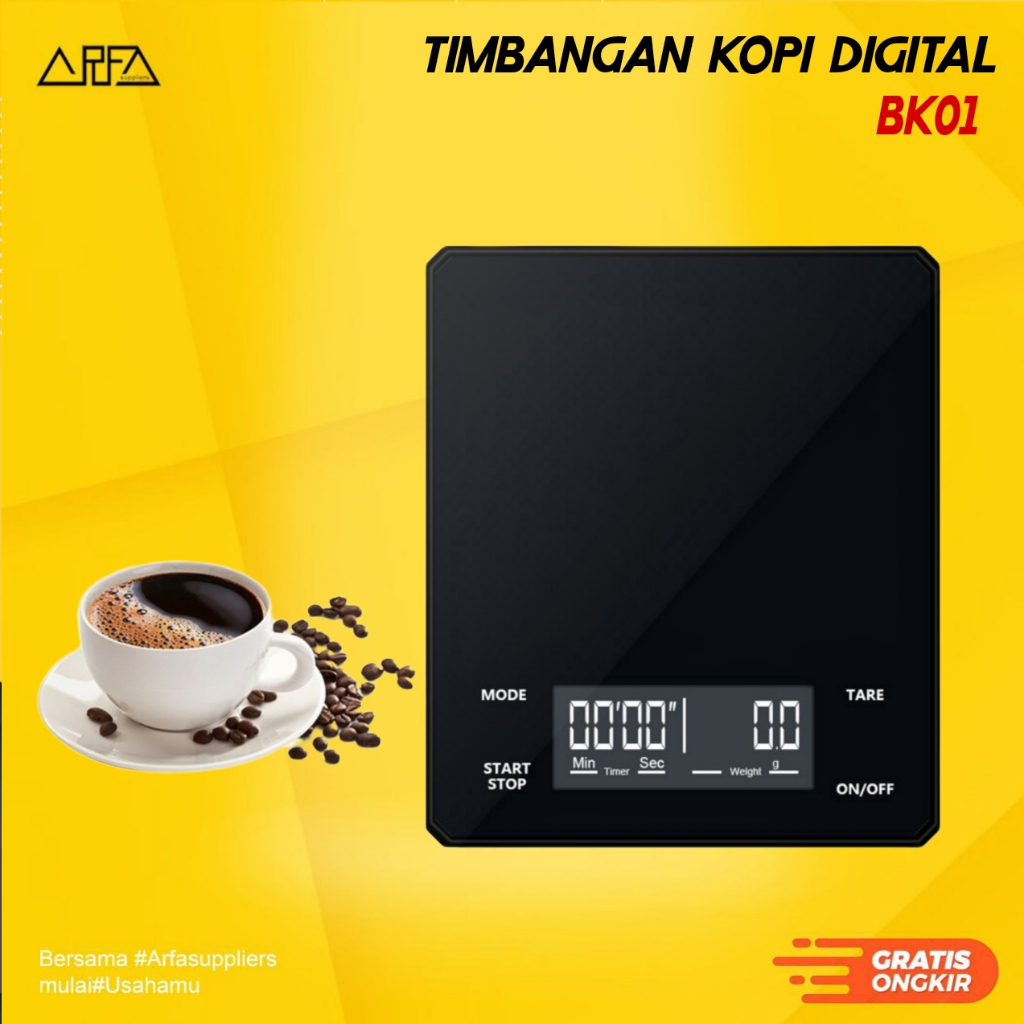 Timbangan Kopi Digital Scale Timer USB BK01