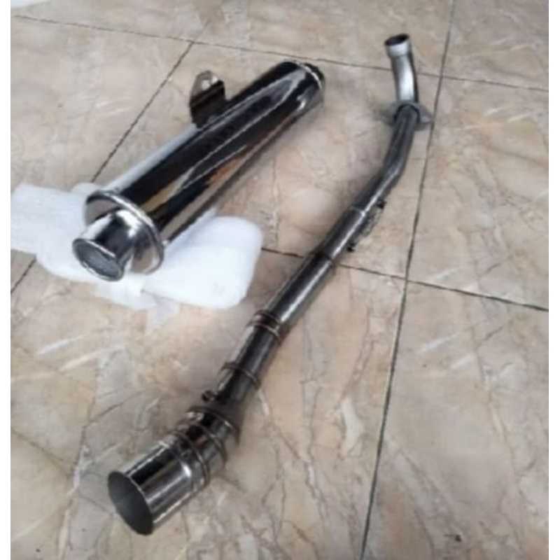 Knalpot CKD motor bebek standar dan bobokan PNP Supra Vega Smash Kharisma Revo Shogun Jupiter Z Blad