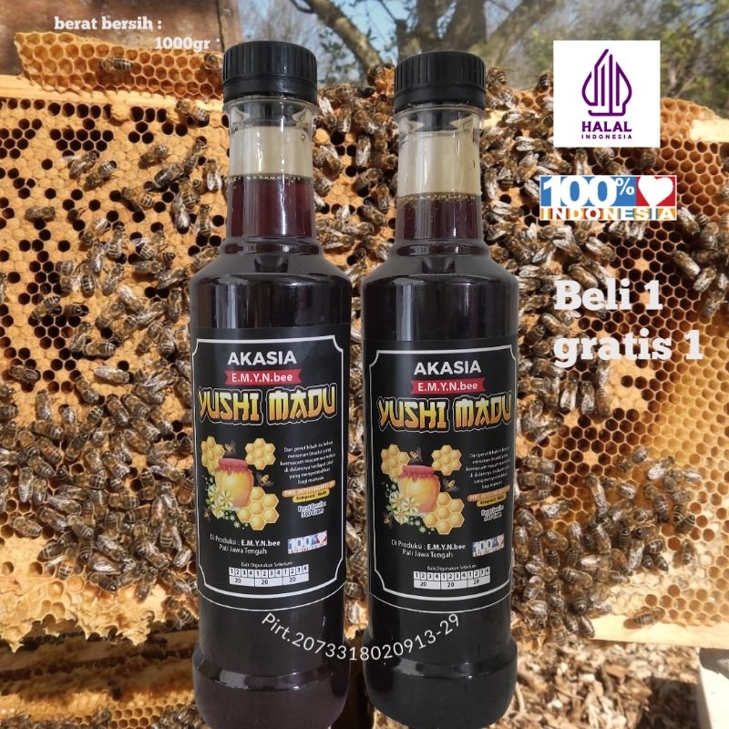 

madu akasia 500gram + 500gram