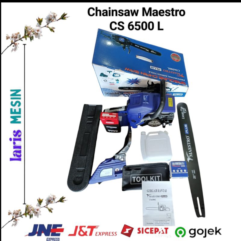 Chainsaw Maestro CS 6500 L (Laser Teap) Atau Mesin Geraji Kayu