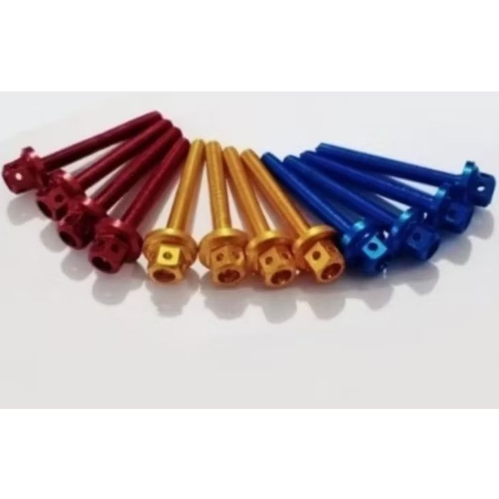 4 PCS Baut Visor Nmax Panjang / Baut Visor Panjang Warna