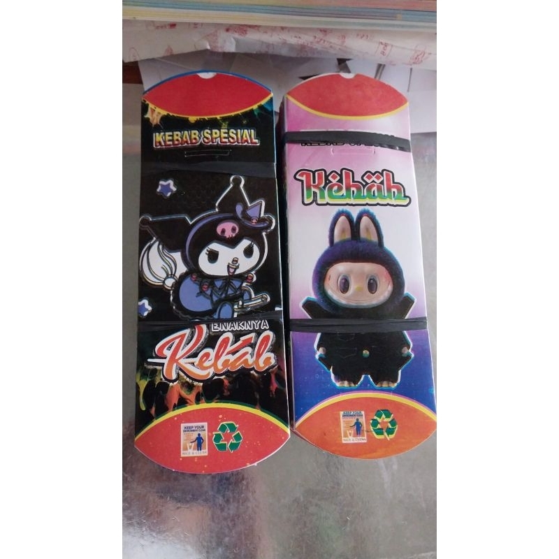 

Kebab Spesial Kebab Labubu/Kemasan Kebab Labubu mini UK 6x20cm 1pack isi 100pcs