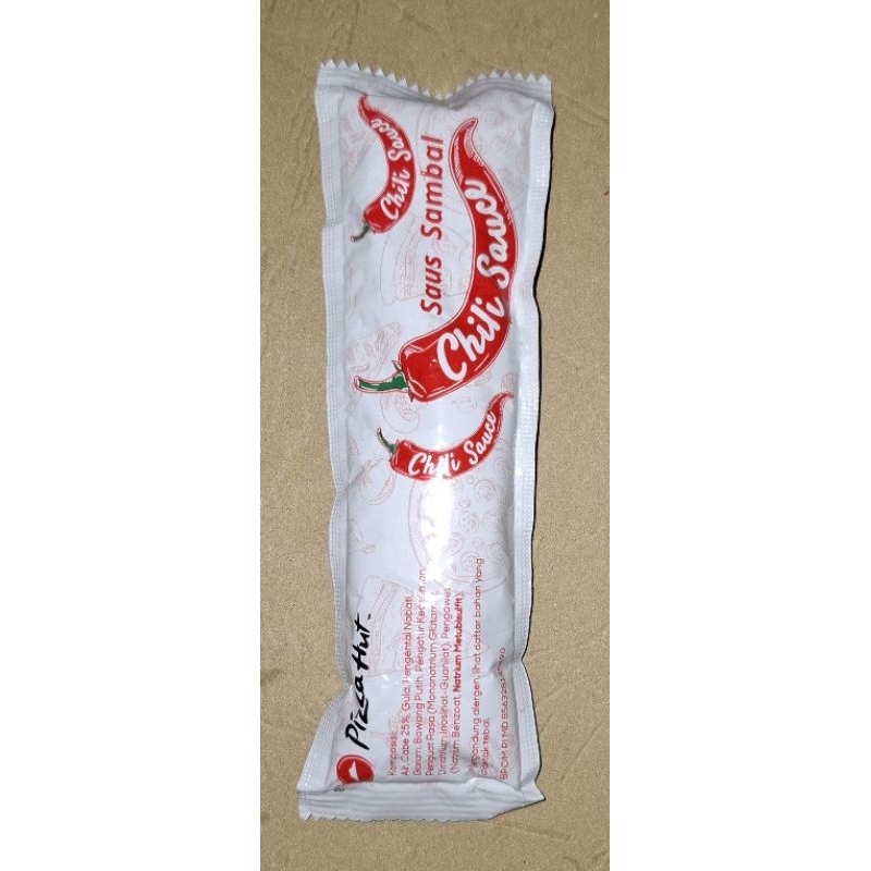 

Pizza Hut & Domino's Pizza Saus Sambal (Chili Sauce) Sachet 8gr / 25gr