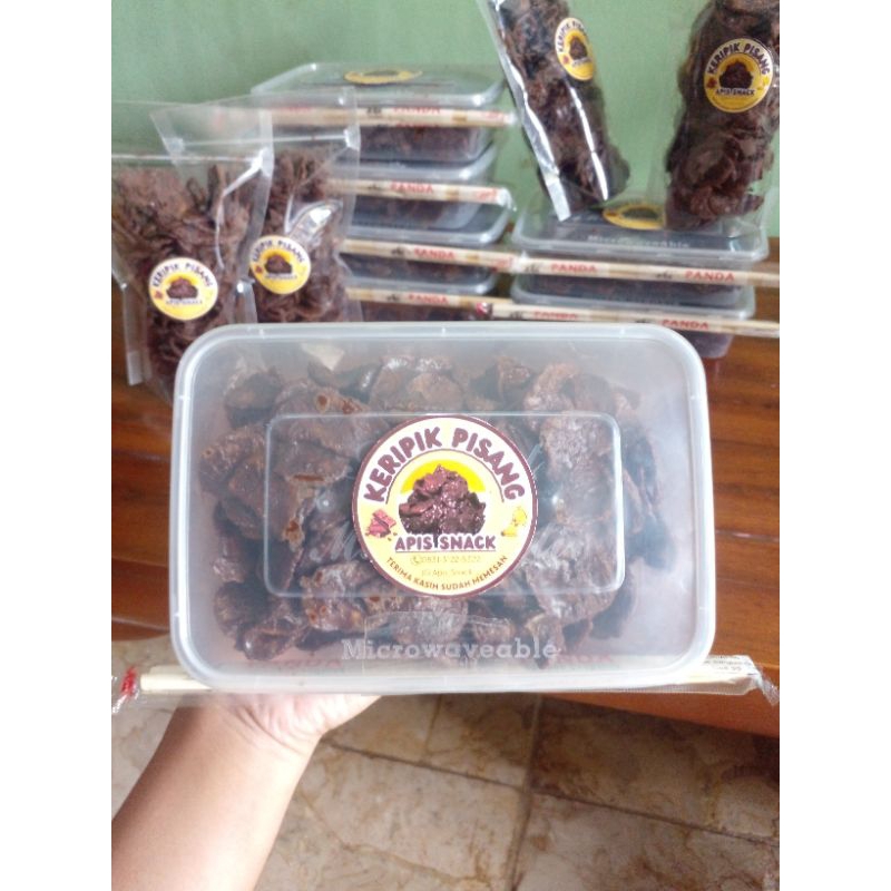 

kripik pisang cokelat lumer 300grm