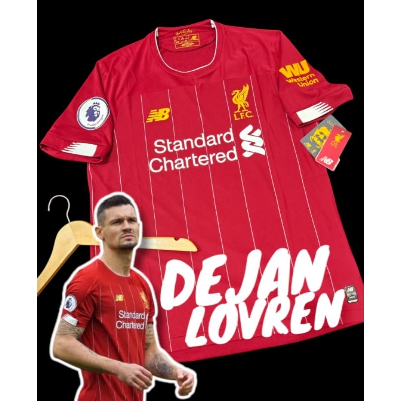 Jersey original liverpool home 2019/20 size L asia on tag BNWT juara premier league NNS 6 LOVREN & J