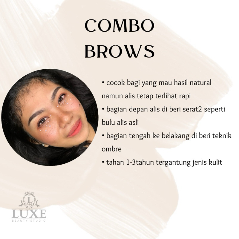 Luxe Beauty Studio-Sulam Alis Jayapura-COMBO BROWS