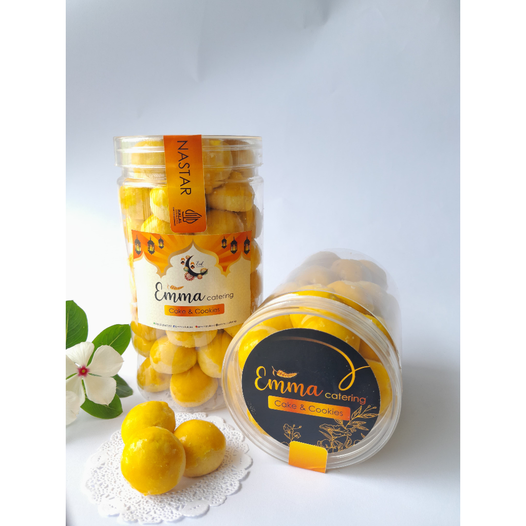 

NASTAR Emma Catering Cake and Cookies Kue Kering Lebaran Toples Tabung 650ml 1000ml