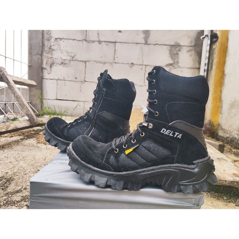 SEPATU SAFETY BOATS DELTA TINGGI PRIA TACTICAL KERJA LAPANGAN