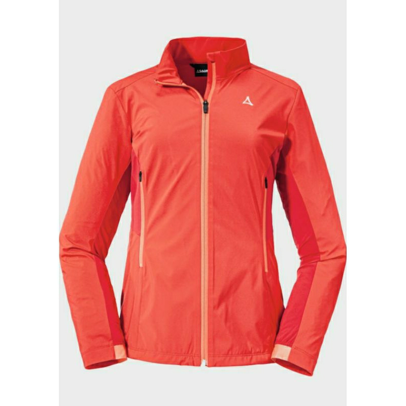 SCHOFFEL AVDALEN SOFTSHELL WOMEN'S RED JAKET HIKING TREKKING WINTER ORIGINAL