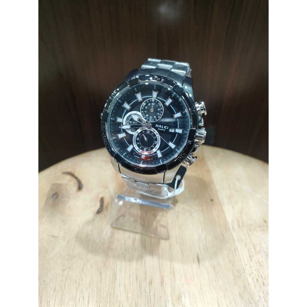 Jam Tangan Pria HALEI krono Aktif Original