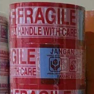 

LAKBAN FRAGILE MERAH ( PER PCS) 48 MM X 65 M/LAKBAN FRAGILE MERAH ( PER PCS) 48 MM X 65 M X 45 MICRON