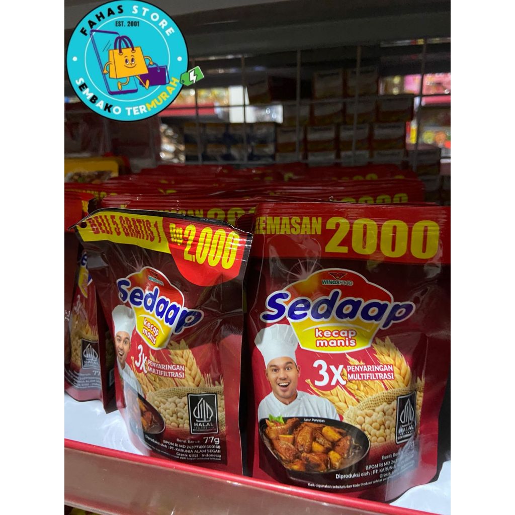 

Sedap ABC Indofood kecap kedelai serba hemat 2000